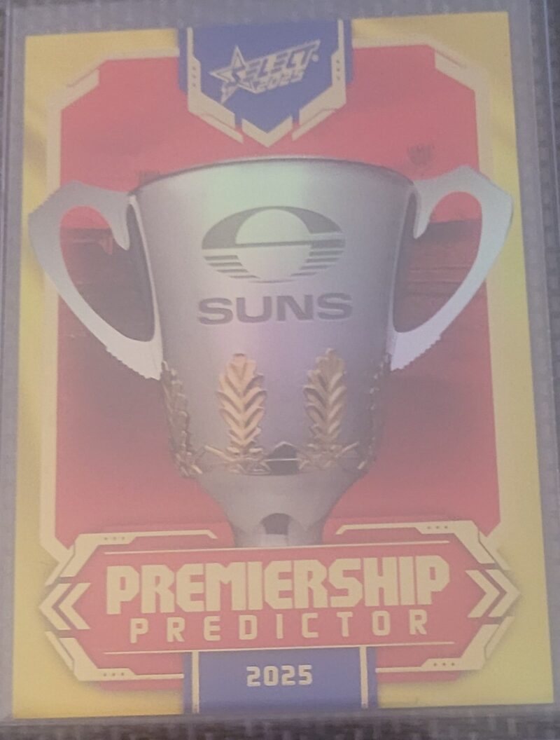 2025 Select Footy Stars Premiership Predictor Gold Coast Suns