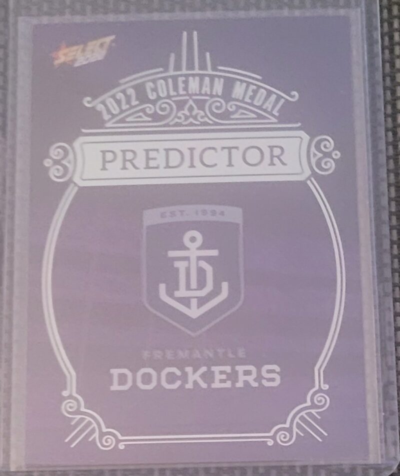 2022 Select Footy Stars Coleman Predictor Fremantle Dockers