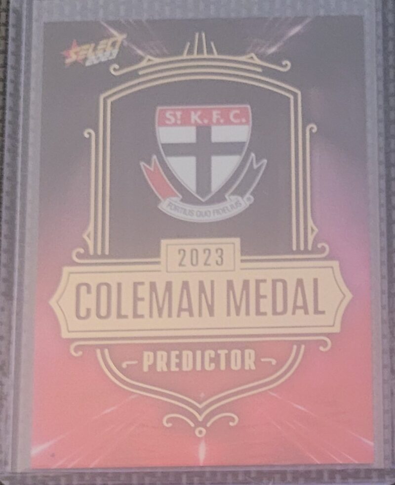 2023 Select Footy Stars Coleman Predictor Saint Kilda Saints
