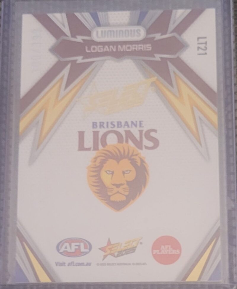 2025 Select Footy Luminous Thunderbolt Gold Logan Morris