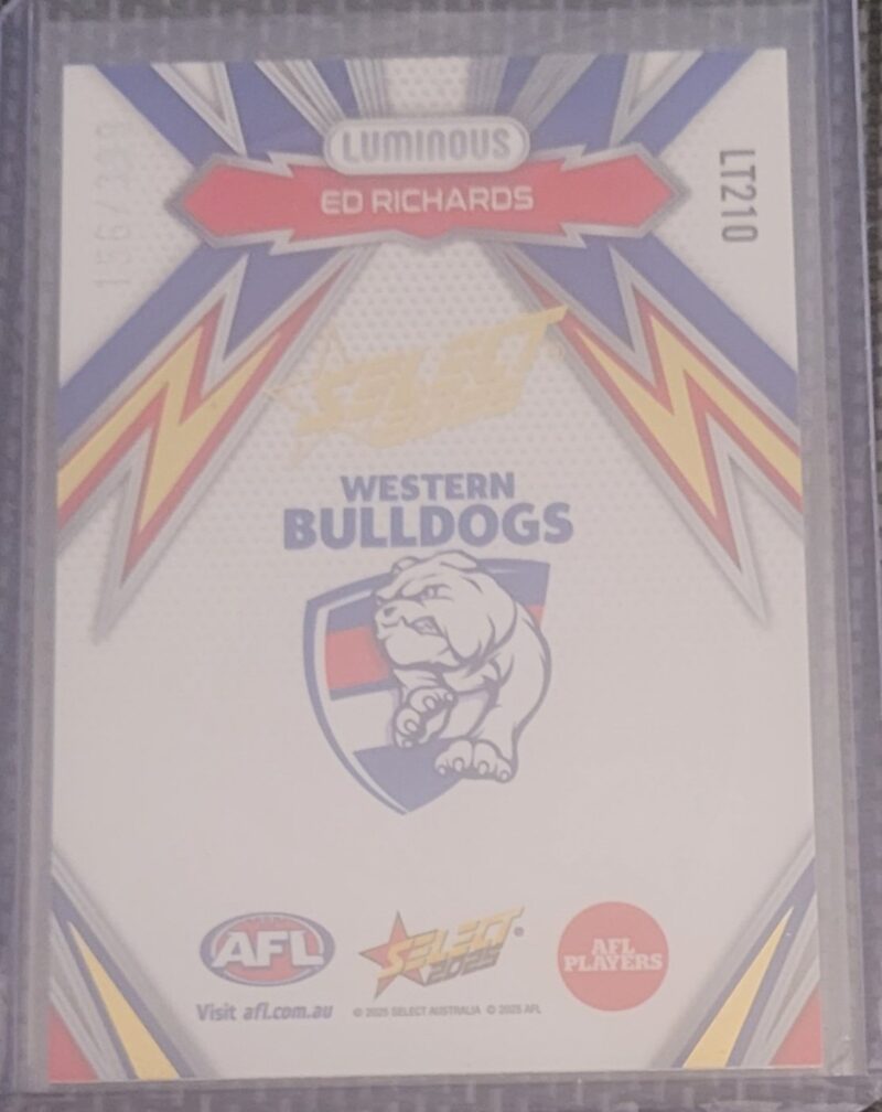 2025 Select Footy Luminous Thunderbolt Gold Ed Richards