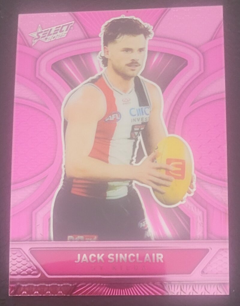 2025 Select Footy Stars Luminous Dragon Scales Pink Jack Sinclair