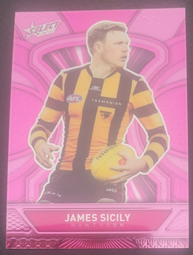 2025 Select Footy Stars Luminous Dragon Scales Pink James Sicily