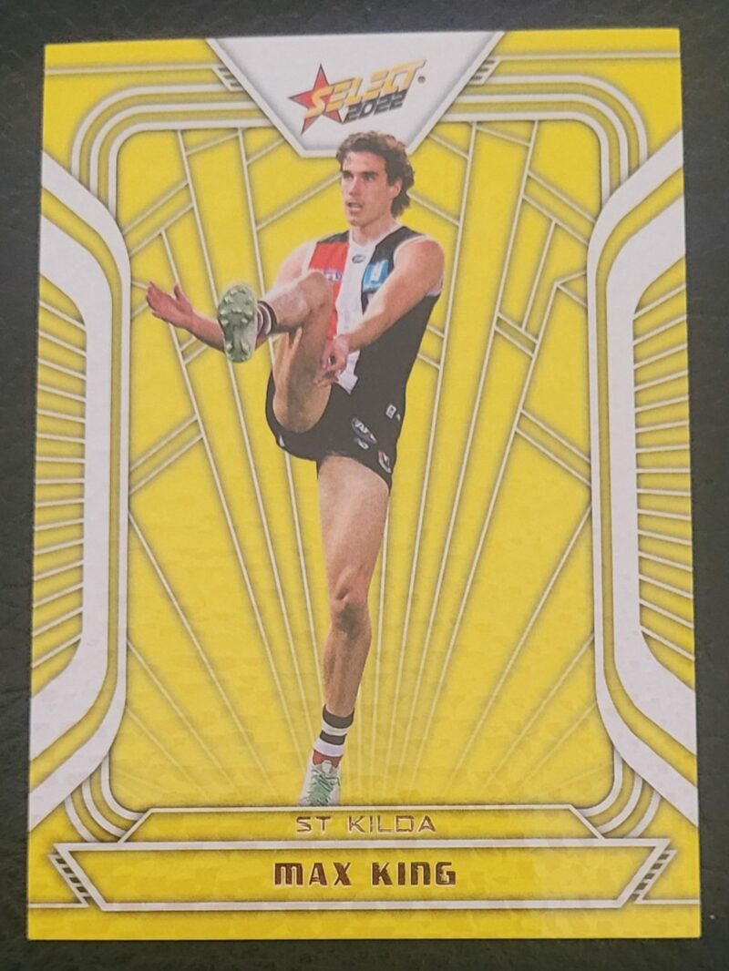 2022 Select Footy Stars Fracted Yellow Acid Max King