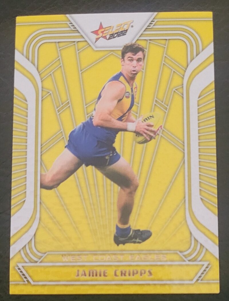 2022 Select Footy Stars Fracted Yellow Acid Jamie Cripps