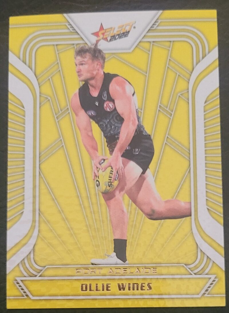 2022 Select Footy Stars Fracted Yellow Acid Ollie Wines