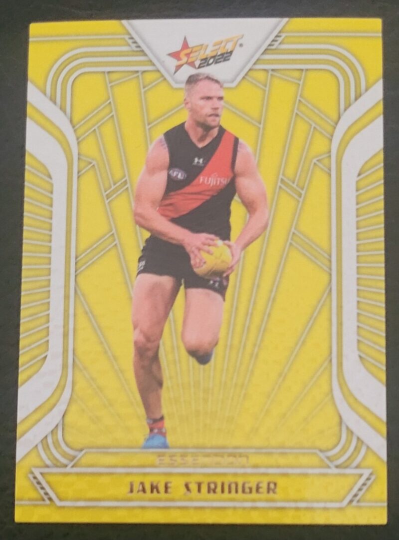 2022 Select Footy Stars Fracted Yellow Acid Jake Stringer