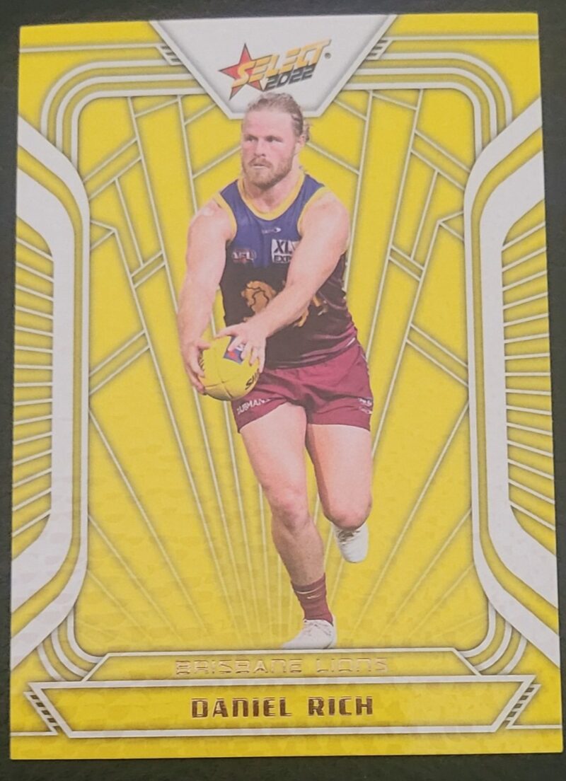 2022 Select Footy Stars Fracted Yellow Acid Daniel Rich