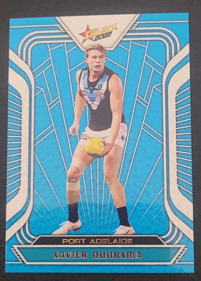 2022 Select Footy Stars Fracted Arctic Blue Xavier Duursma