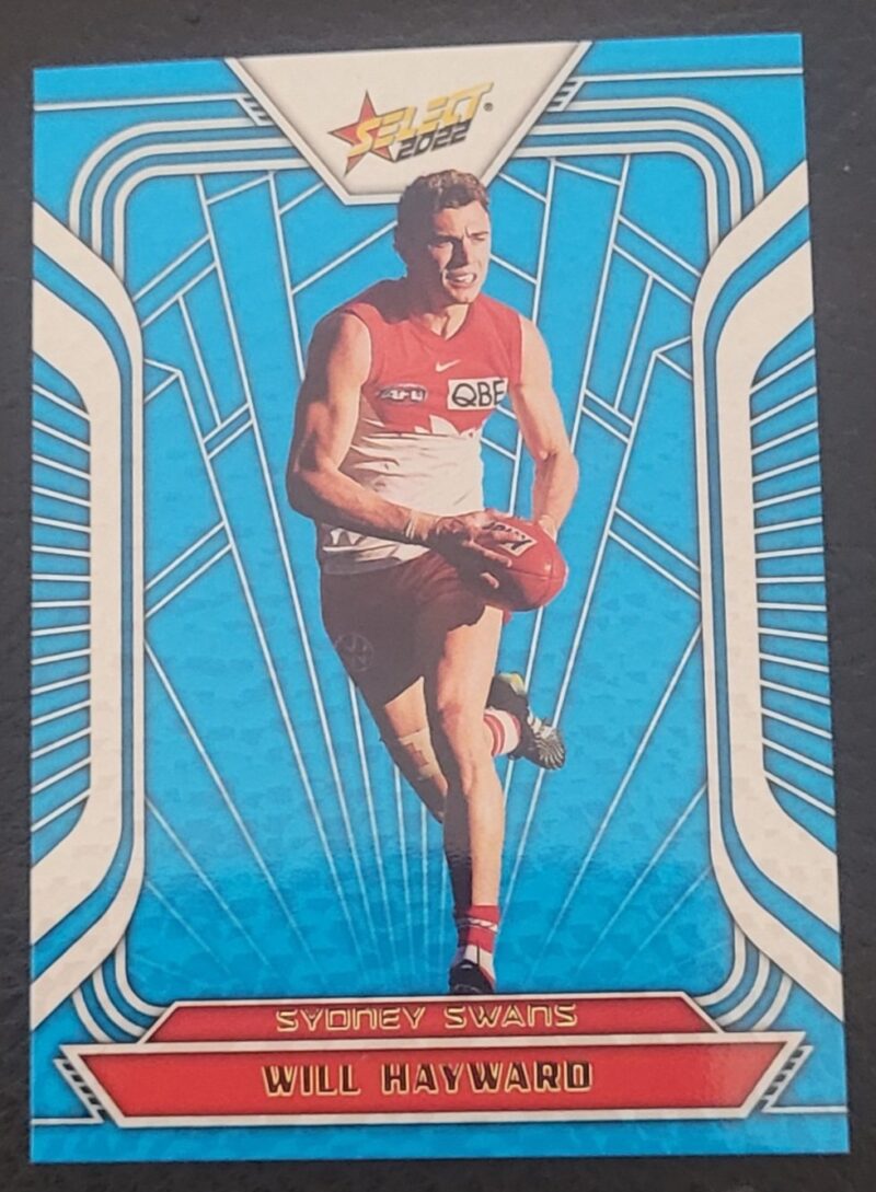 2022 Select Footy Stars Fracted Arctic Blue Will Hayward