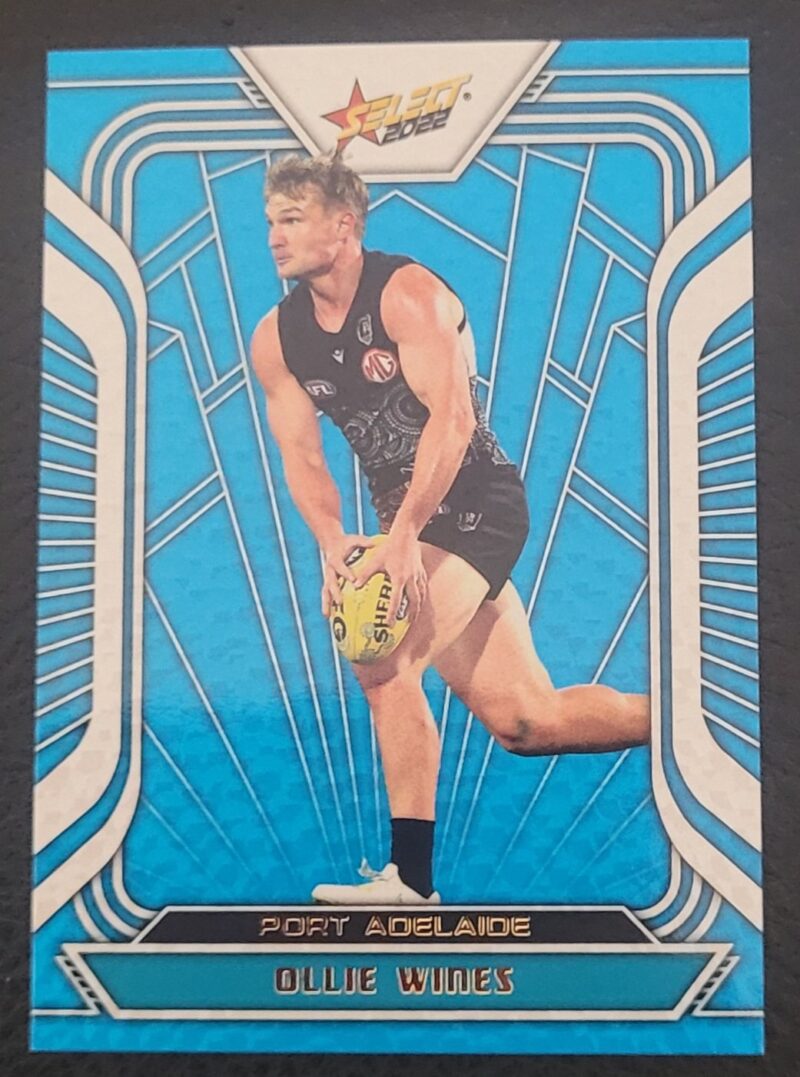 2022 Select Footy Stars Fracted Arctic Blue Ollie Wines