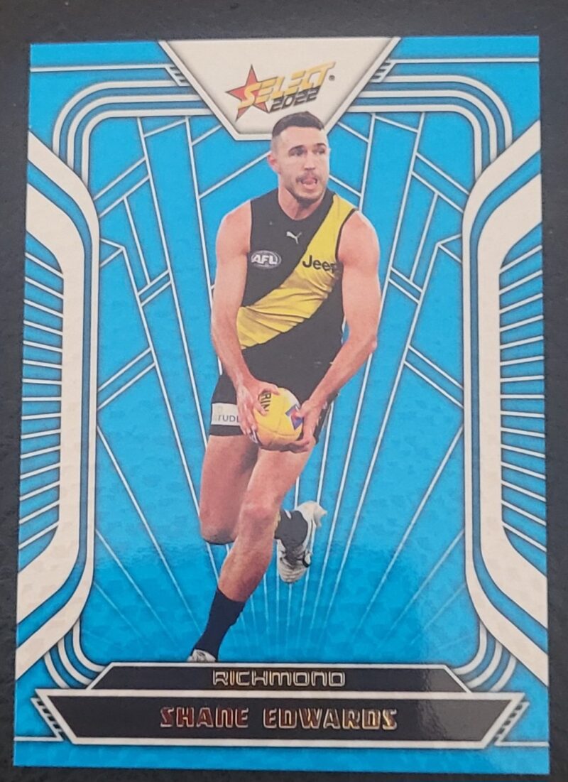 2022 Select Footy Stars Fracted Arctic Blue Shane Edwards