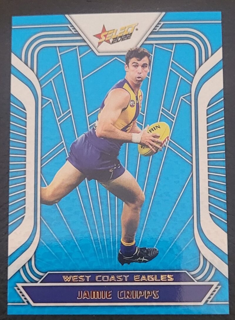 2022 Select Footy Stars Fracted Arctic Blue Jamie Cripps