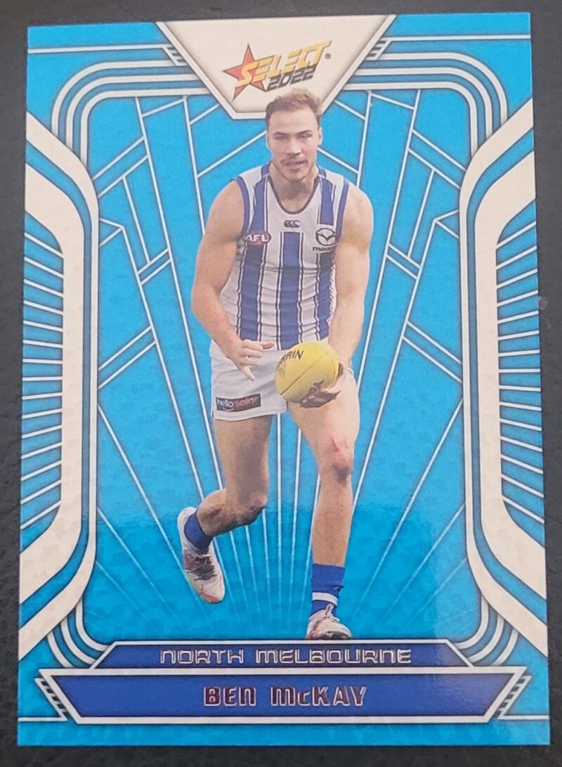 2022 Select Footy Stars Fracted Arctic Blue Ben McKay