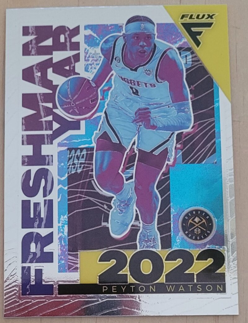 2022-23 Panini Flux 2022 Freshman Year Peyton Watson