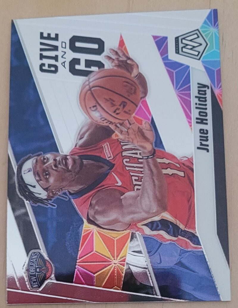 2019-20 Panini Mosaic Give and Go Jrue Holiday