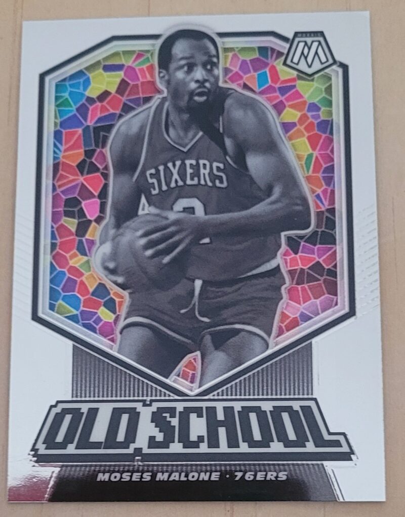 2019-20 Panini Mosaic Old School Moses Malone