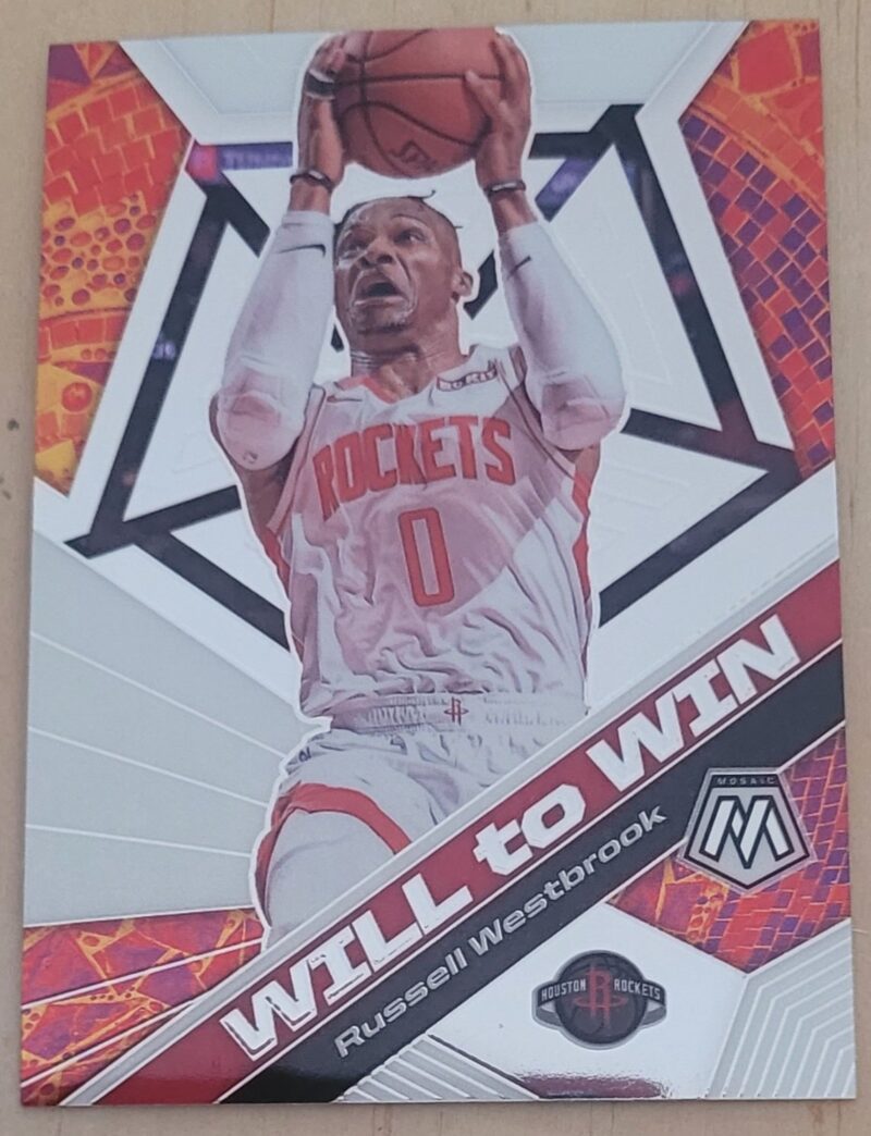 2019-20 Panini Mosaic Will to Win Russell Westbrook
