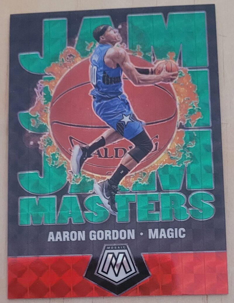 2019-20 Panini Mosaic Jam Masters Mosaic Green Aaron Gordon